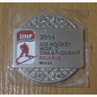 Медаль жетон Чемпионат Мира по хоккею 2014 Минск
