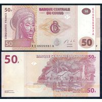 Конго 50 франков 2013 год. UNC