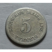 5 пфеннигов, Германия 1875 C