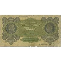 Польша. 10000 марок польских. 1922 год