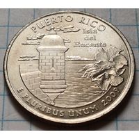 США 1/4 доллара, 2009 Квотер Пуэрто-Рико       P     ( 2-4-2 )
