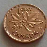 1 цент, Канада 1938 г.