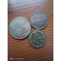 Хорватия 10 липа 2011, Нидерланды 5 центов 1998, Бразилия 25 центов 2010 -102