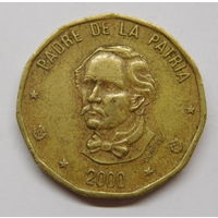 Доминикана 1 песо 2000 г