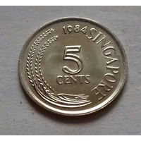 5 центов, Сингапур 1984 г., AU