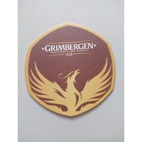Подставка под пиво " Grimbergen" одинаковая с двух сторон