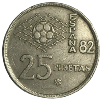 Испания 25 песет, 1980 (82)