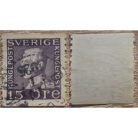 Швеция 1922 Король Густав V. Mi-SE 178I WA. Без ВЗ. 15  эре