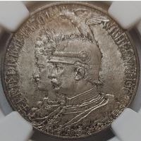 2 марки 1901 Пруссия NGC MS-64