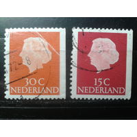 Нидерланды 1971 Королева Юлиана, марки из буклета