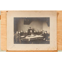 Три большие групповые фото на паспарту из фотоархива одного человека, РСФСР, 1920-е годы