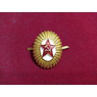 Кокарда офицера СССР (60е года)-Алюминевые усы