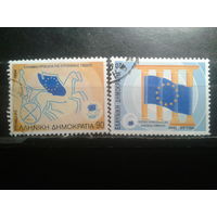 Греция 1994 Президентство Греции в Евросоюзе, флаги Полная серия
