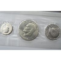 Набор монет США 1976 S, серебро   .М-57