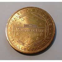 Настольная памятная медаль COLLECTION MEDAILLE OFFICIELLE MONNAIE DE PARIS 2004.