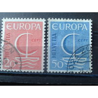 Швейцария 1966 Европа Полная серия