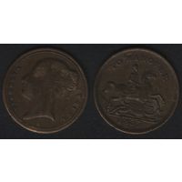 Victoria Regina -- to Hanover 1837 medal (23мм( игровой (f0