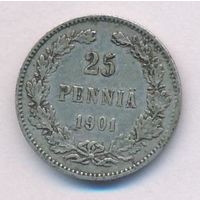 25 пенни 1901 год  _состояние VF