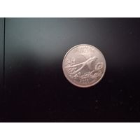 США 25 центов (квотер) 2008 г. D. Оклахома