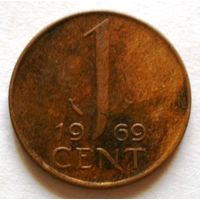 1 цент 1969 Нидерланды