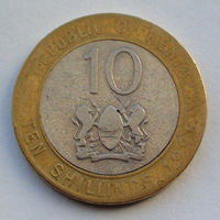 Кения 10 шиллингов. 1995