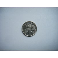 Новая Зеландия 5 центов 2002г.