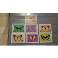 Бабочки, насекомые, фауна, Вьетнам, марки