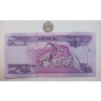 Werty71 Эфиопия 200 быр бирр бырр бир 2020 UNC банкнота