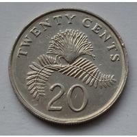 Сингапур, 20 центов 1990 г.