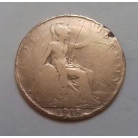 1 пенни, Великобритания 1918 г., Георг V