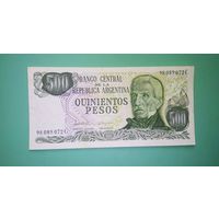 Банкнота 500 песо Аргентина  1976 - 82  г.