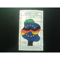 Германия 1998 Европа Михель-1,0 евро гаш