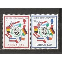 Гибралтар 1973 Флаги