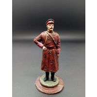 Солдатик оловянный(военно-историческая миниатюра) генерал Белой Гвардии Унгерн