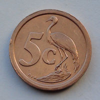 ЮАР 5 центов. 1993