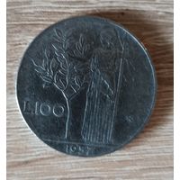 100 лир 1957 г. Италия