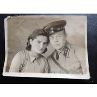 Фото "Офицер с невестой", 1940 г., Харьков