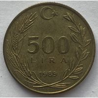 Турция 500 лир 1989 г.