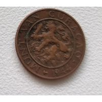 Кюрасао 1 цент, 1944  4-10-44