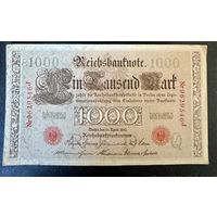 1000 марок 1910 красная печать