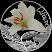 Лилия (Lilium) ("Красота цветов") 10 рублей 2013 года
