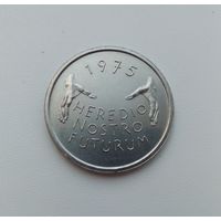 ШВЕЙЦАРИЯ  5 франков 1975 г.