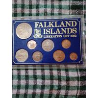 Фолклендские острова набор монет 1982
