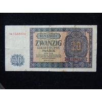 ГДР 20 марок 1955 г