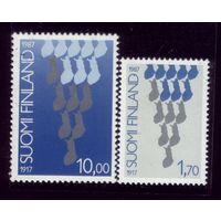 2 марки 1987 год Финляндия 1029-1030