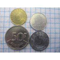 Четыре монеты/37 с рубля!