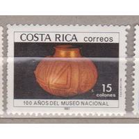 Культура искусство 100-летие Национального музея доколумбового искусства Коста-Рика 1987 год   лот 1078   ЧИСТАЯ