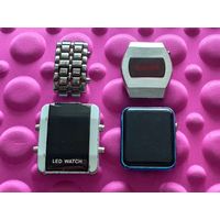 Светодиодные наручные часы (LED-часы, LED watch): Olympos Electronic Co (подобие Электроника-1) и другие. Лот 2. ТОРГ!!!
