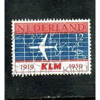 Нидерланды.Ми-737. Авиация. 40 лет авиакомпании KLM.1959.