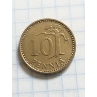 Финляндия 10 пенни 1976